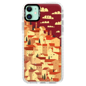 Silikónové puzdro Bumper iSaprio - Mountain City - iPhone 11