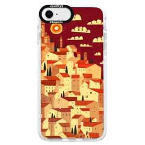 Silikónové puzdro Bumper iSaprio - Mountain City - iPhone SE 2020