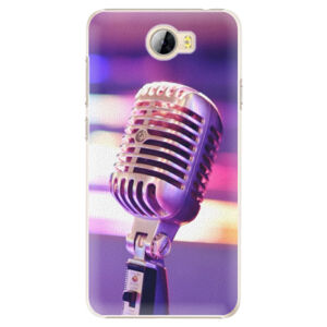 Plastové puzdro iSaprio - Vintage Microphone - Huawei Y5 II / Y6 II Compact