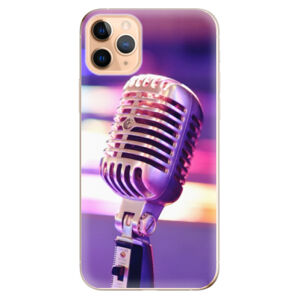Odolné silikónové puzdro iSaprio - Vintage Microphone - iPhone 11 Pro Max