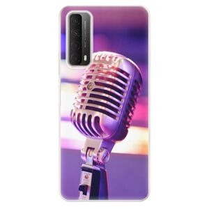 Odolné silikónové puzdro iSaprio - Vintage Microphone - Huawei P Smart 2021