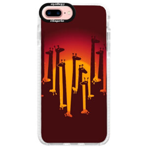Silikónové púzdro Bumper iSaprio - Giraffe 01 - iPhone 7 Plus