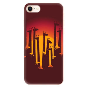 Odolné silikónové puzdro iSaprio - Giraffe 01 - iPhone 8
