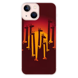 Odolné silikónové puzdro iSaprio - Giraffe 01 - iPhone 13 mini