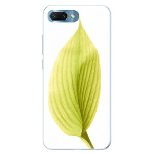 Silikónové puzdro iSaprio - Green Leaf - Huawei Honor 10