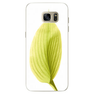 Silikónové puzdro iSaprio - Green Leaf - Samsung Galaxy S7 Edge