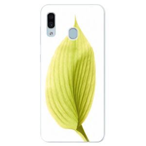 Silikónové puzdro iSaprio - Green Leaf - Samsung Galaxy A30