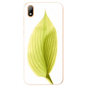 Odolné silikónové puzdro iSaprio - Green Leaf - Huawei Y5 2019