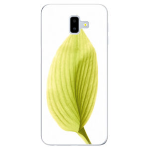 Odolné silikónové puzdro iSaprio - Green Leaf - Samsung Galaxy J6+