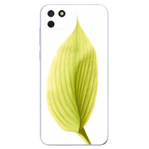 Odolné silikónové puzdro iSaprio - Green Leaf - Huawei Y5p