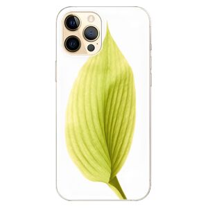 Odolné silikónové puzdro iSaprio - Green Leaf - iPhone 12 Pro Max