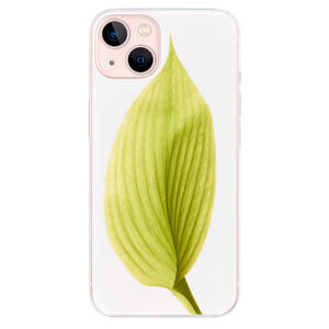 Odolné silikónové puzdro iSaprio - Green Leaf - iPhone 13