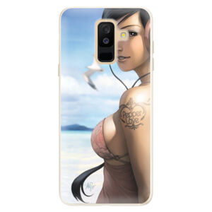 Silikónové puzdro iSaprio - Girl 02 - Samsung Galaxy A6+