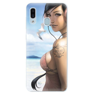Silikónové puzdro iSaprio - Girl 02 - Samsung Galaxy A30