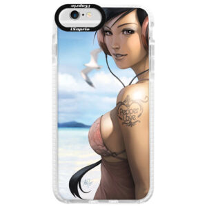 Silikónové púzdro Bumper iSaprio - Girl 02 - iPhone 6 Plus/6S Plus