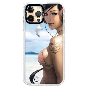 Silikónové puzdro Bumper iSaprio - Girl 02 - iPhone 12 Pro Max