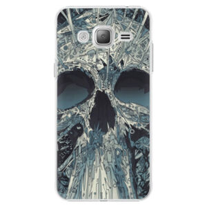 Plastové puzdro iSaprio - Abstract Skull - Samsung Galaxy J3