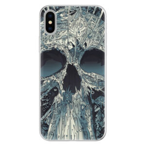 Silikónové puzdro iSaprio - Abstract Skull - iPhone X