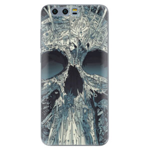 Silikónové puzdro iSaprio - Abstract Skull - Huawei Honor 9