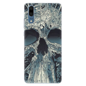 Silikónové puzdro iSaprio - Abstract Skull - Huawei P20