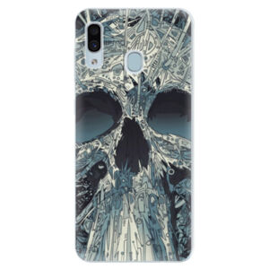 Silikónové puzdro iSaprio - Abstract Skull - Samsung Galaxy A30