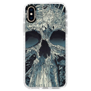 Silikónové púzdro Bumper iSaprio - Abstract Skull - iPhone XS