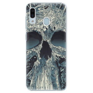 Plastové puzdro iSaprio - Abstract Skull - Samsung Galaxy A20