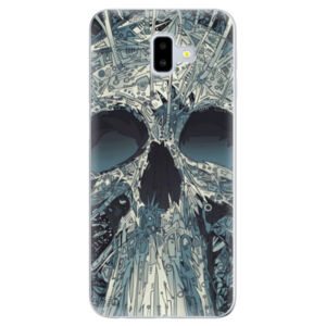 Odolné silikónové puzdro iSaprio - Abstract Skull - Samsung Galaxy J6+