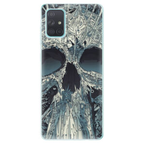 Odolné silikónové puzdro iSaprio - Abstract Skull - Samsung Galaxy A71