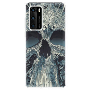 Plastové puzdro iSaprio - Abstract Skull - Huawei P40