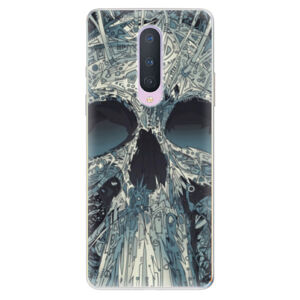Odolné silikónové puzdro iSaprio - Abstract Skull - OnePlus 8