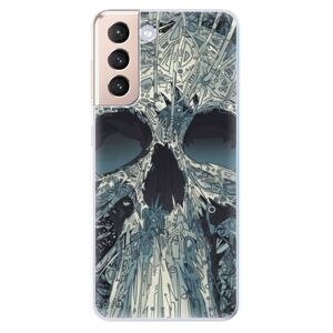 Odolné silikónové puzdro iSaprio - Abstract Skull - Samsung Galaxy S21