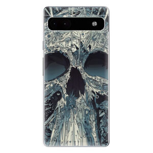 Odolné silikónové puzdro iSaprio - Abstract Skull - Google Pixel 6a 5G