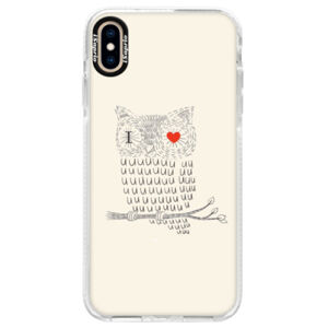 Silikónové púzdro Bumper iSaprio - I Love You 01 - iPhone XS Max