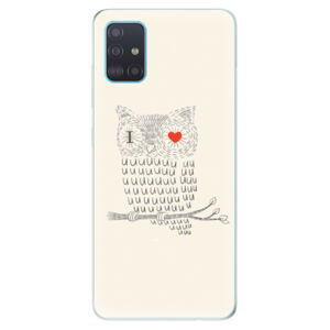 Odolné silikónové puzdro iSaprio - I Love You 01 - Samsung Galaxy A51