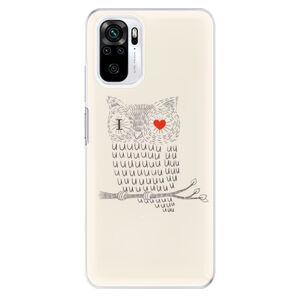 Odolné silikónové puzdro iSaprio - I Love You 01 - Xiaomi Redmi Note 10 / Note 10S