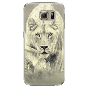 Plastové puzdro iSaprio - Lioness 01 - Samsung Galaxy S6 Edge