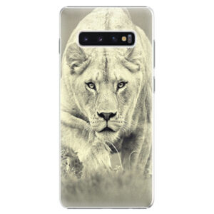 Plastové puzdro iSaprio - Lioness 01 - Samsung Galaxy S10+