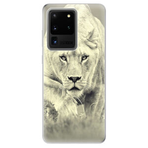 Odolné silikónové puzdro iSaprio - Lioness 01 - Samsung Galaxy S20 Ultra