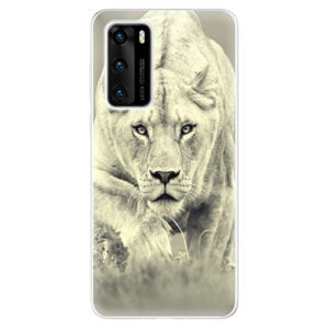 Odolné silikónové puzdro iSaprio - Lioness 01 - Huawei P40