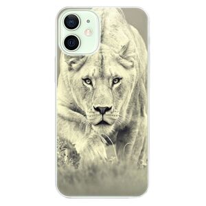 Odolné silikónové puzdro iSaprio - Lioness 01 - iPhone 12 mini