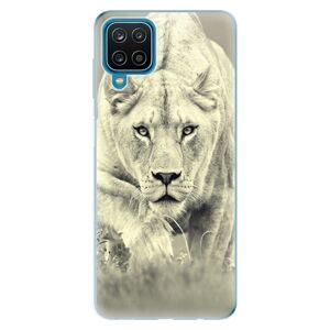 Odolné silikónové puzdro iSaprio - Lioness 01 - Samsung Galaxy A12
