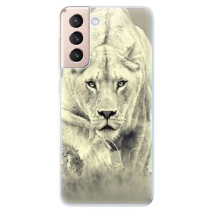 Odolné silikónové puzdro iSaprio - Lioness 01 - Samsung Galaxy S21