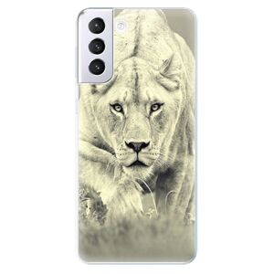 Odolné silikónové puzdro iSaprio - Lioness 01 - Samsung Galaxy S21+
