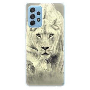 Odolné silikónové puzdro iSaprio - Lioness 01 - Samsung Galaxy A72