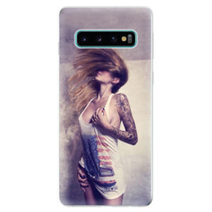 Odolné silikonové pouzdro iSaprio - Girl 01 - Samsung Galaxy S10