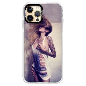 Silikónové puzdro Bumper iSaprio - Girl 01 - iPhone 12 Pro