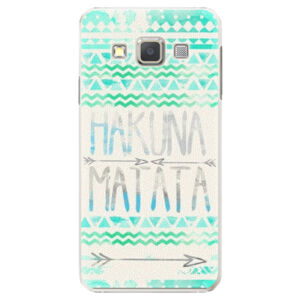 Plastové puzdro iSaprio - Hakuna Matata Green - Samsung Galaxy A7