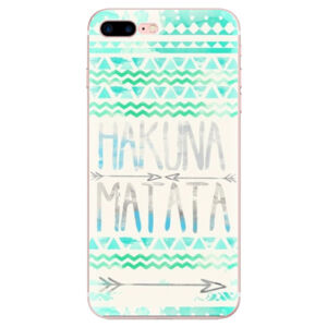 Odolné silikónové puzdro iSaprio - Hakuna Matata Green - iPhone 7 Plus