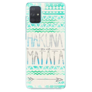 Plastové puzdro iSaprio - Hakuna Matata Green - Samsung Galaxy A71